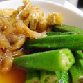 garfiee's cooksnap of when they made おくらの煮浸し☆さっぱり梅風味.