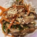 kao_rin5o's cooksnap of when they made 簡単☆まいたけとピーマンのポン酢炒め.