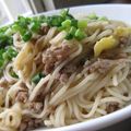 ちばたま's cooksnap of when they made ソース味の☆そうめんチャンプルー.