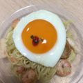 桃大好き's cooksnap of when they made ひよこデコのガーリックシーフード塩焼そば.