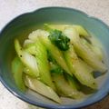 Zelie's cooksnap of when they made セロリ嫌いなあなたへ贈る～セロリのナムル～.