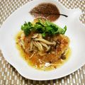 ﾁｲﾁｬﾝﾏﾏ's cooksnap of when they made 鶏ハンバーグ♡きのこみぞれソース.