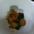 息子は怪獣♪'s cooksnap of when they made 簡単シンプル！ズッキーニのそぼろ味噌炒め.