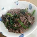 サーフブレイド's cooksnap of when they made 牛肉とほうれん草の炒め物.