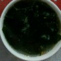 ma___111's cooksnap of when they made ＊わかめとウィンナーのスープ.