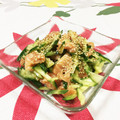 まさたかまま's cooksnap of when they made サーモンときゅうりの柚子胡椒ポン酢和え.