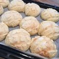 rie_zou's cooksnap of when they made 簡単で美味しい★メロンパン★（HB使用）.