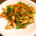 なな蒸し's cooksnap of when they made たっぷりピーマンとムネ肉の青椒肉絲.