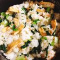 はるシェフ's cooksnap of when they made 小松菜と揚げの混ぜご飯.