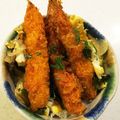 Pinot☆'s cooksnap of when they made エビフライの卵とじは、鎌倉丼.