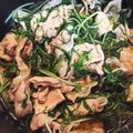 Moridhri's cooksnap of when they made 豚肉と水菜の煮びたし.