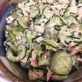 mipunya's cooksnap of when they made きゅうりとツナのマヨサラダ.