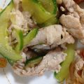 クックZ8J4H4☆'s cooksnap of when they made セロリで風味ＵＰ！胸肉と胡瓜の中華炒め.