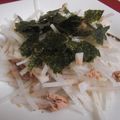 ナチクマ's cooksnap of when they made 大根とツナの味付け海苔サラダ.