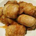 nachichoco's cooksnap of when they made 薄切り豚肉のはんぺん巻き唐揚げ.