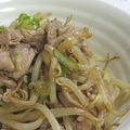 umemodoki's cooksnap of when they made 簡単本格中華味☆豚こまもやにら炒め.
