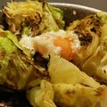 月島緑's cooksnap of when they made 焼きキャベツの温玉乗せサラダ.