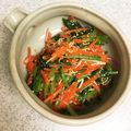 マダムキュリー's cooksnap of when they made 小松菜と人参のナムル.