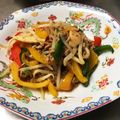 まさNON's cooksnap of when they made 挽き肉とパプリカのピリ辛炒め.