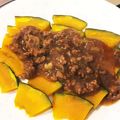 ゆうかちゃんまんま's cooksnap of when they made かぼちゃの肉味噌がけ.
