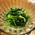 さくらうたひめ's cooksnap of when they made ほうれん草の韓国風ナムル.