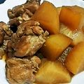 しげるよしはる's cooksnap of when they made 炊飯器で手羽と大根の煮物.