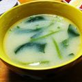 ☆結★'s cooksnap of when they made ホウレン草としめじのみそ汁.