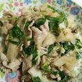 どんこちゃん☺'s cooksnap of when they made 豚肉の大根と水菜の梅肉ポン酢和え♪.