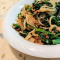 fu♪♪'s cooksnap of when they made ＊ほうれん草のツナマヨ炒め＊.