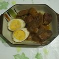 ゆずゼリー♪'s cooksnap of when they made 圧力鍋で豚の角煮.