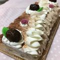 クック9CGDVK☆'s cooksnap of when they made 癒し系☆モンブランロールケーキ.