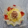emi_desu's cooksnap of when they made 超簡単！ツナとおろしのぶっかけパスタ☆.