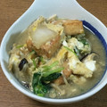 あや吉ぽん's cooksnap of when they made きのこと厚揚げと三つ葉のほっこり卵とじ.