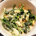 Chehyun's cooksnap of when they made 母から伝授＊ほうれん草＆卵のごまマヨ和え.