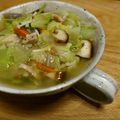 mk91007's cooksnap of when they made ごちゃ混ぜ豆苗スープ♪.