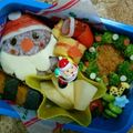 にこちゃん12144's cooksnap of when they made ロールパンde簡単サンタさんサンド♪.