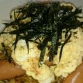 emiエミemi's cooksnap of when they made 手巻き寿司風♪ラップ焼そば.