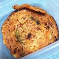 ☆しぃちぃ☆'s cooksnap of when they made とうもろこしのチヂミ◎ハムチーズ＆キムチ.