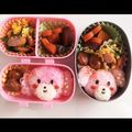 NK７３'s cooksnap of when they made キャラ弁 ボンボンリボンちゃん.