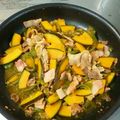 しめじラブ's cooksnap of when they made かぼちゃとベーコンの野菜炒め.