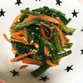 yoshi☆27's cooksnap of when they made ほうれん草のごま和え❤.