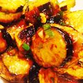 黒柴パラダイス's cooksnap of when they made 中華風ナスのひき肉はさみ揚げ.