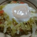 ゆすらいおん's cooksnap of when they made きゃべつの巣ごもりたまご.
