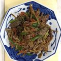 ちびくまままま's cooksnap of when they made おいしい 牛肉もりもり きんぴらごぼう.