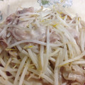 まーきー♪'s cooksnap of when they made もやしと豚バラ肉の蒸ししゃぶ.