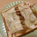 harumoomi's cooksnap of when they made きんぴらトースト.