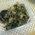 堕天使M's cooksnap of when they made 大根の葉と油揚げの甘辛炒め.