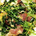 森川うぱ's cooksnap of when they made 豆苗炒め　簡単.