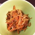 ゆうこ26's cooksnap of when they made 大根と人参のきんぴら.