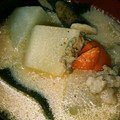 sknstr's cooksnap of when they made 冬の☆根菜たっぷり和風ミルクスープ.